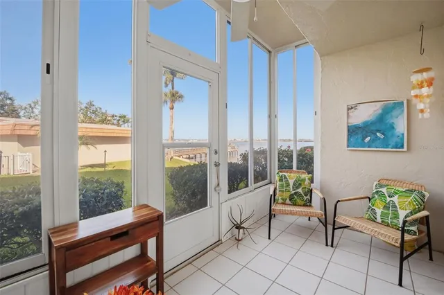 a outdoor living space with furniture