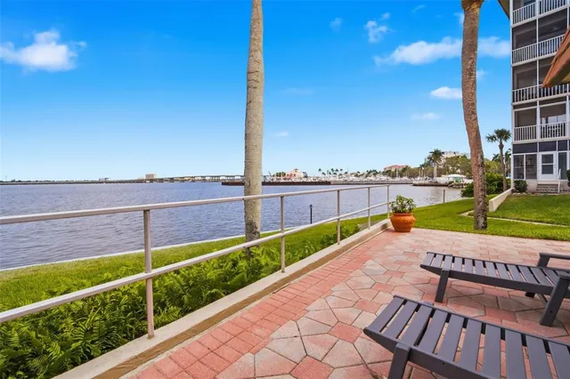 a view of a terrace with chairs