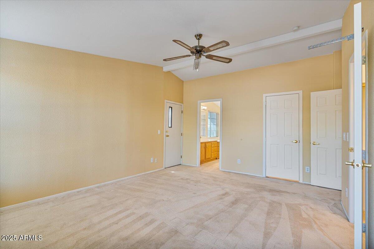 3901 East Pinnacle Peak Road, Unit 43 Phoenix, AZ 85050 - Photo 17 of 29 Main bedroom with 2 closets.