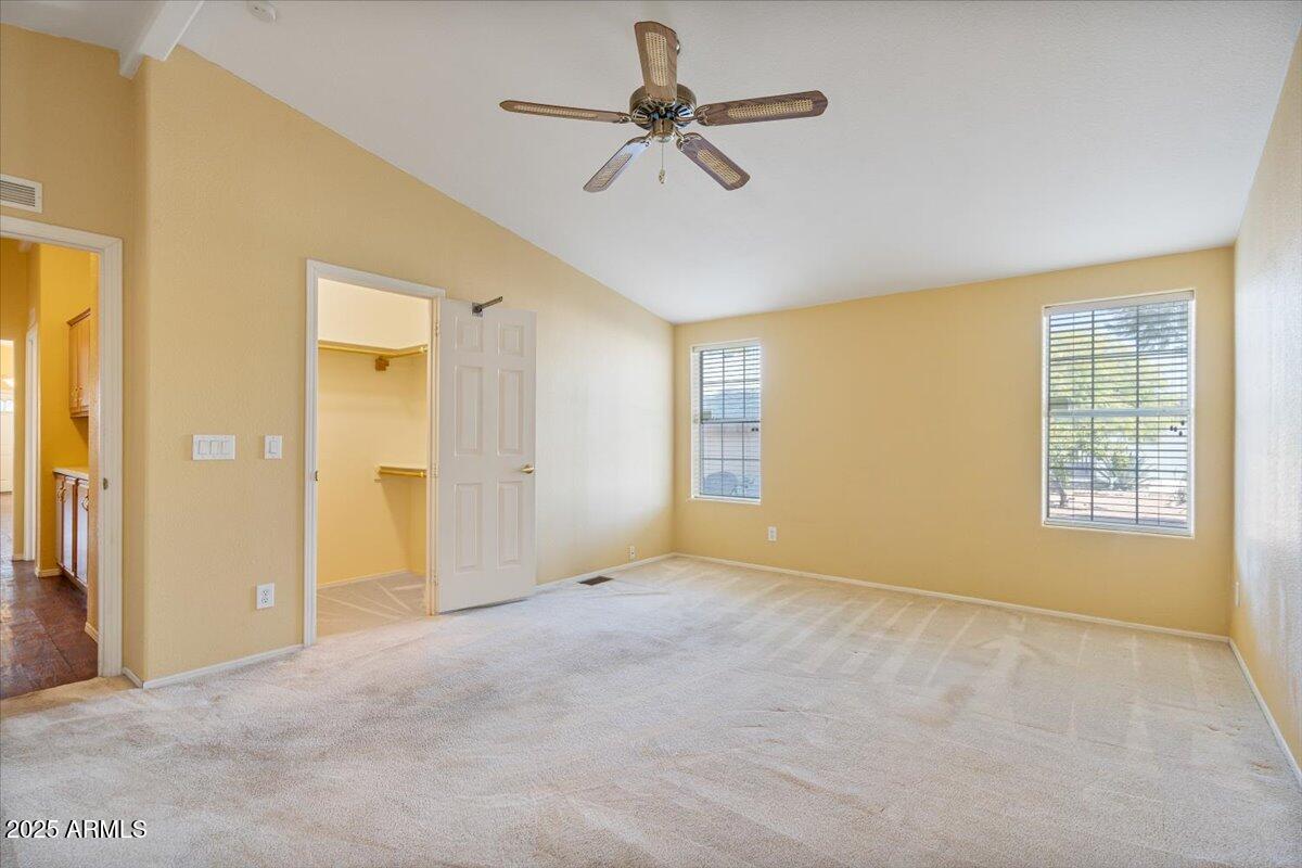 3901 East Pinnacle Peak Road, Unit 43 Phoenix, AZ 85050 - Photo 18 of 29 Spacious main bedroom.