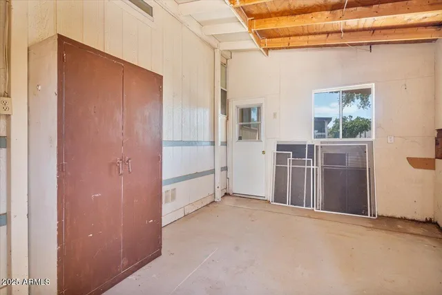 a view of a house with a street