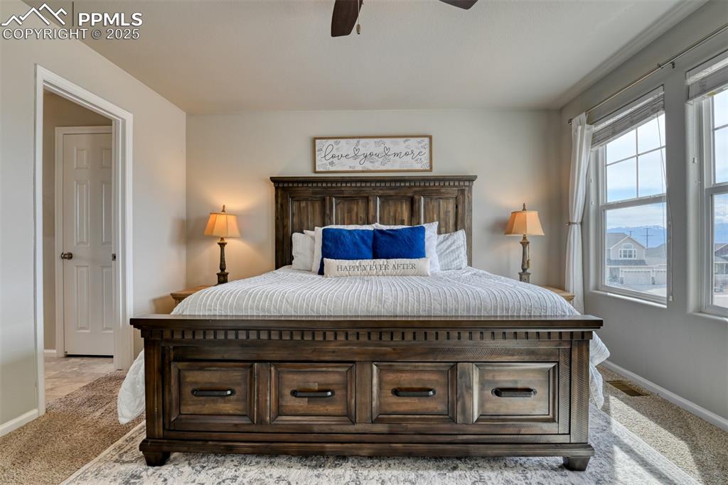 Undisclosed Address Peyton, CO 80831 - Photo 23 of 50 a bed sitting in a bedroom next to a window