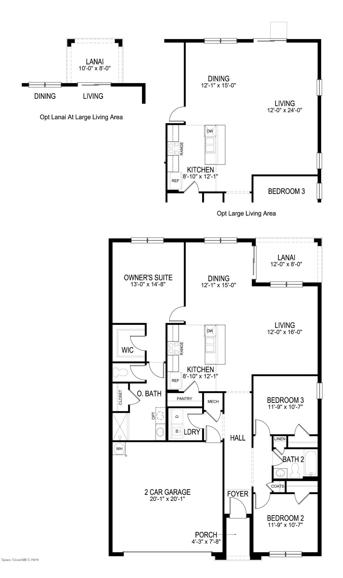 1741 Saxton Road Cocoa, FL 32926 - Photo 15 of 39 The Aria floor plan East FL