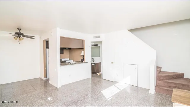 a view of a living room