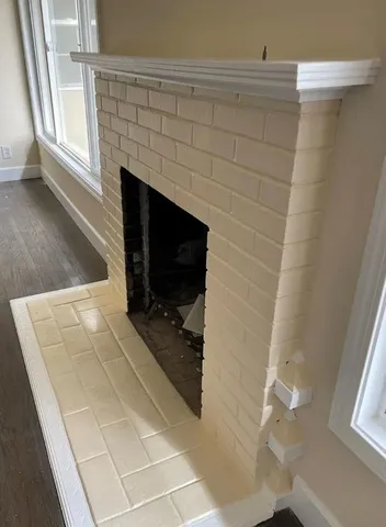 a view of city and mountain