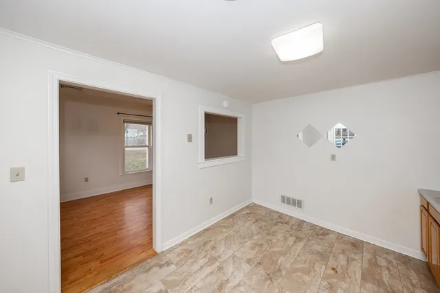 a view of an empty room