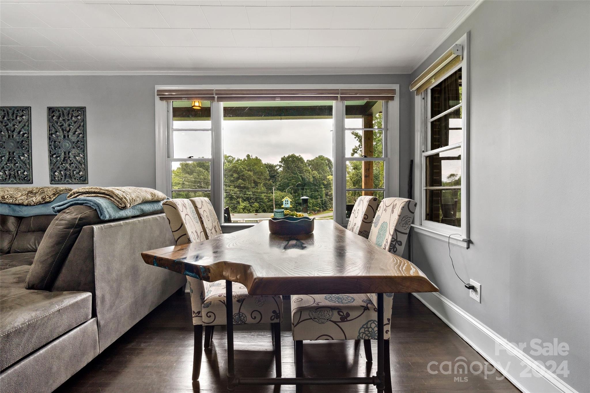 1798 Hopewell Road Morganton, NC 28655 - Photo 12 of 45 a view of a dining room with furniture window and outside view