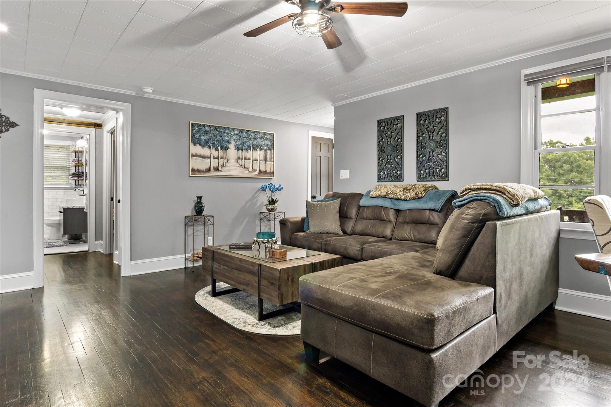 1798 Hopewell Road Morganton, NC 28655 - Photo 9 of 45 a living room with furniture and wooden floor