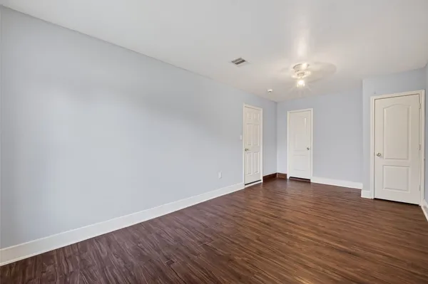 wooden floor in an empty room