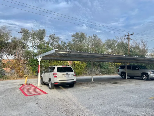a car parked on the side of the road
