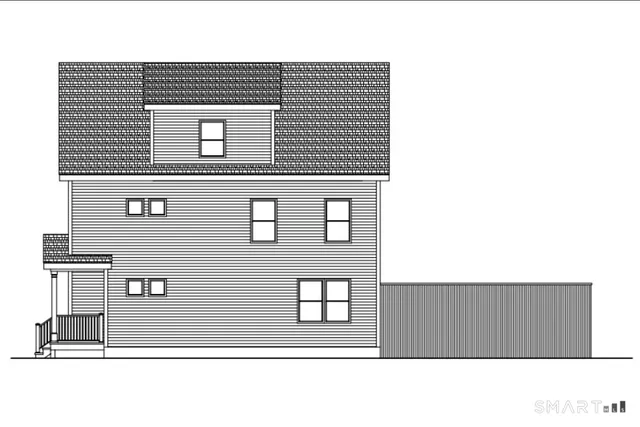 a black and white photo of a living room