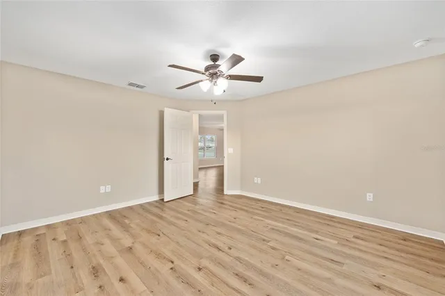 wooden floor in an empty room
