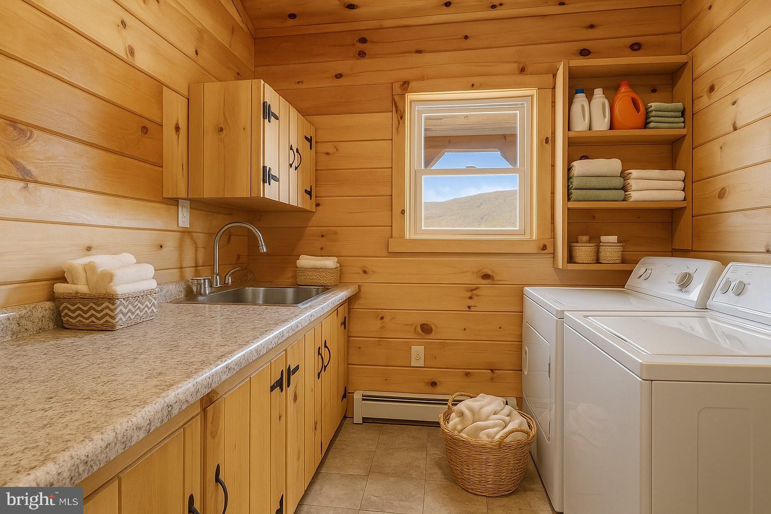 107 Linkin Park Drive Spring Mills, PA 16875 - Photo 38 of 66 Cozy laundry room with rustic charm.