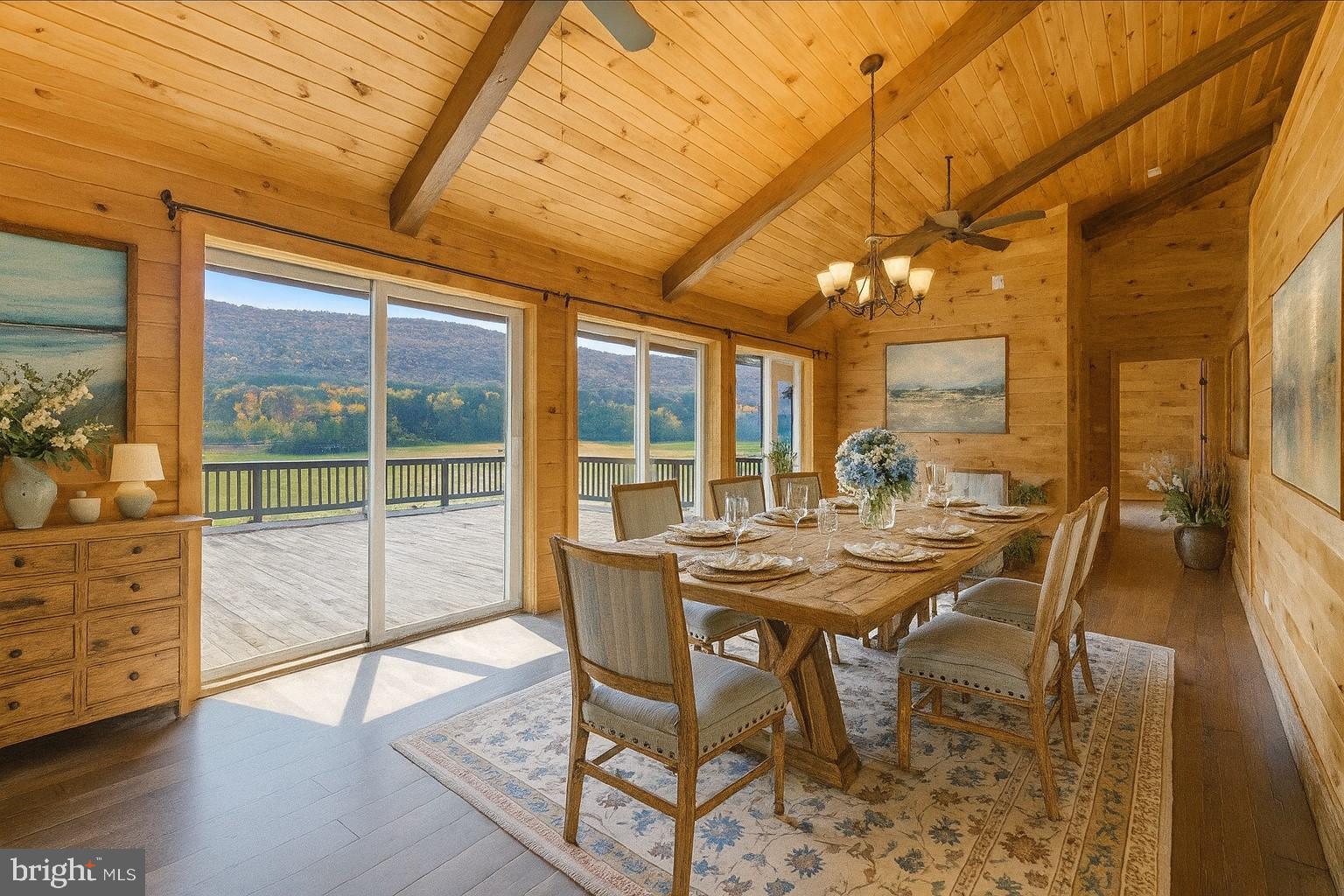 107 Linkin Park Drive Spring Mills, PA 16875 - Photo 5 of 66 a view of a dining room with furniture wooden floor and chandelier