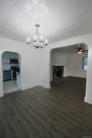 a view of a livingroom with a fireplace