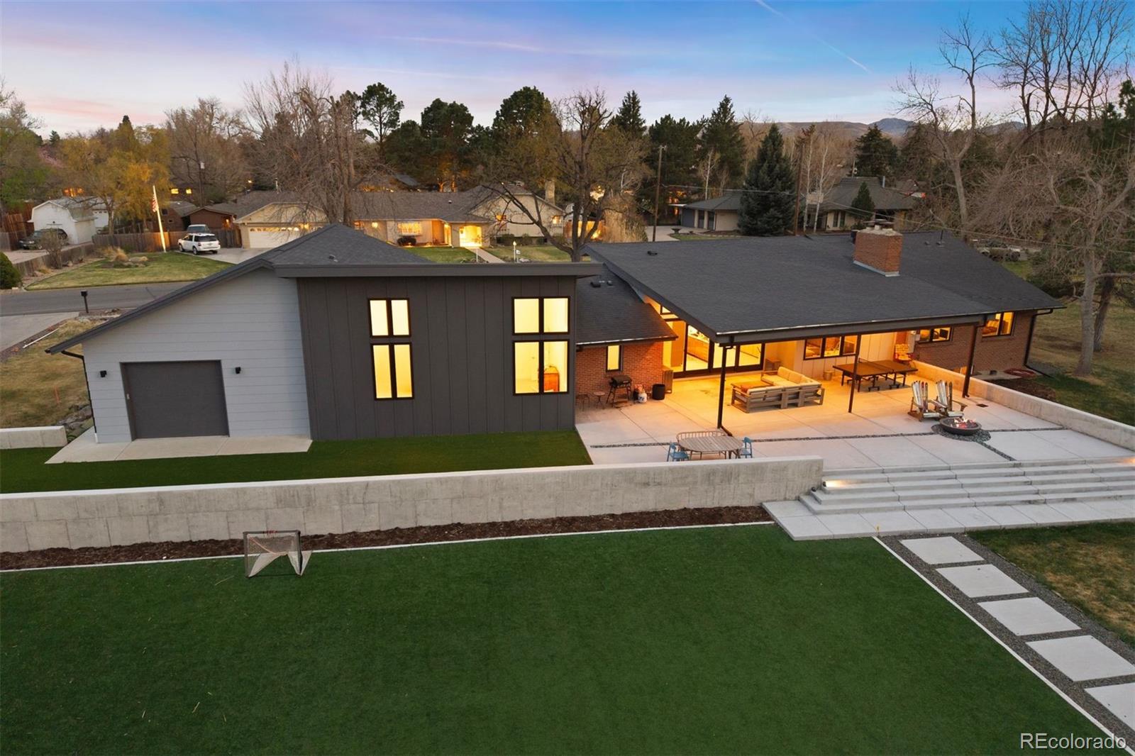 13380 Braun Road Golden, CO 80401 - Photo 39 of 49 a view of a house with a yard