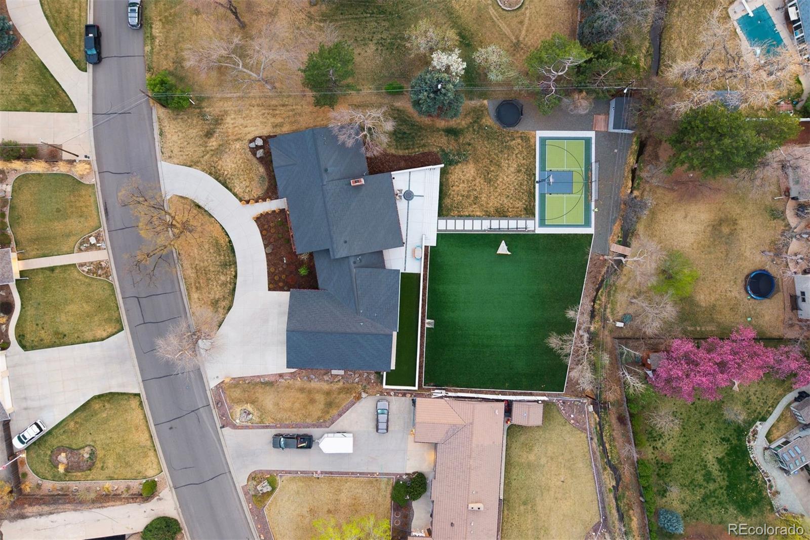 13380 Braun Road Golden, CO 80401 - Photo 49 of 49 an aerial view of a house with a swimming pool