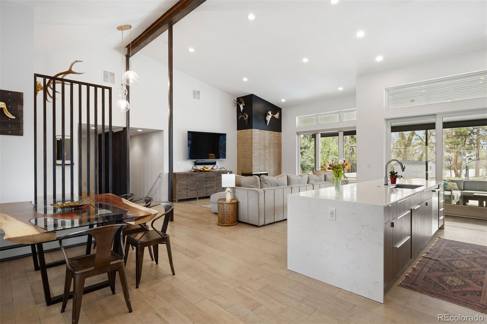 13380 Braun Road Golden, CO 80401 - Photo 7 of 49 a living room with furniture and flat screen tv