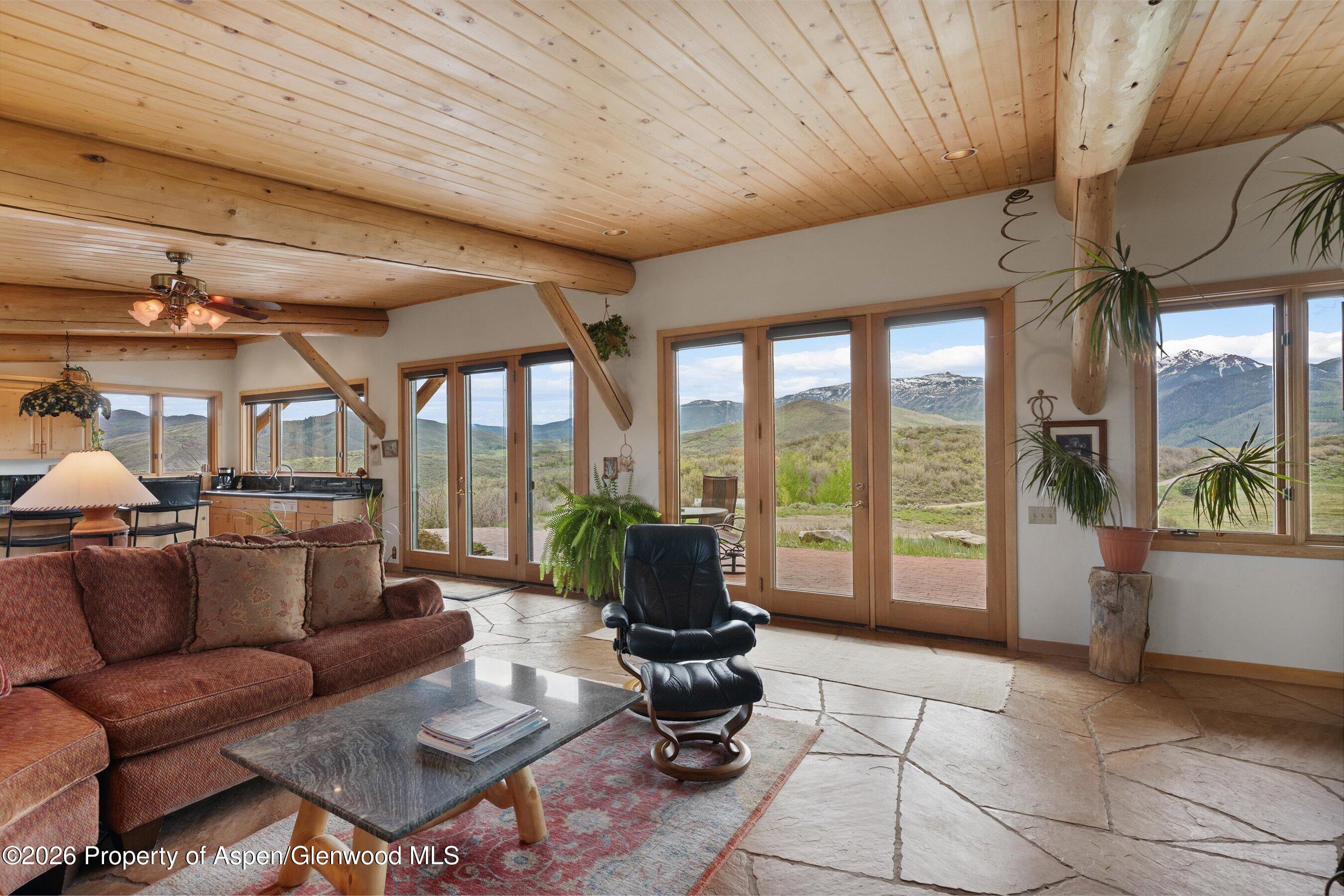 115 Rural Mountain Road Snowmass, CO 81654 - Photo 5 of 37 LivingRoomViews
