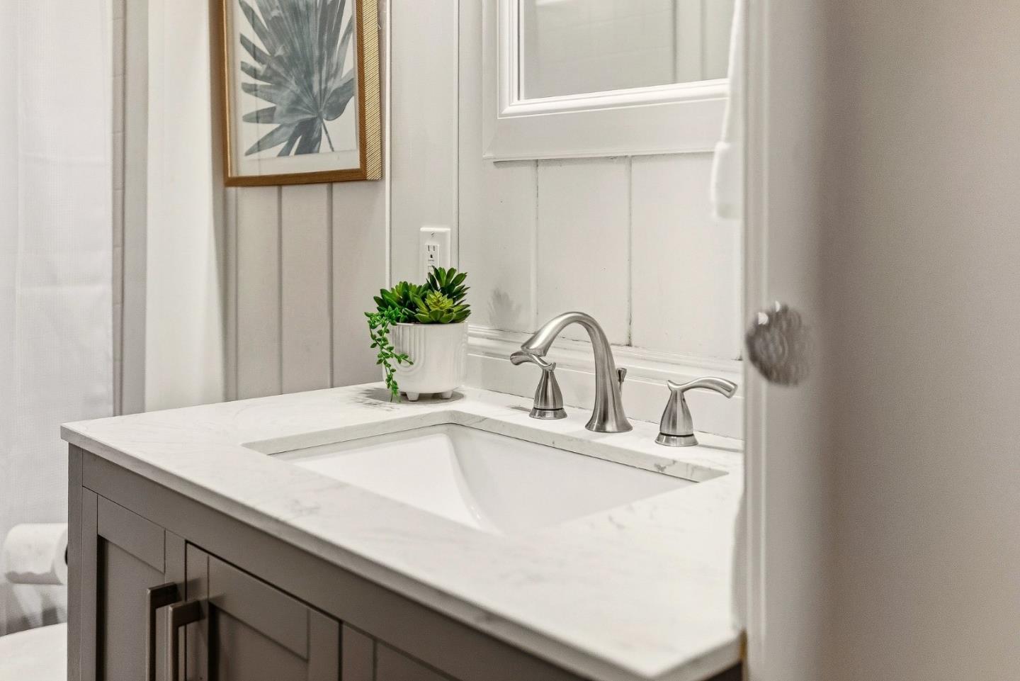 194 Lazy Woods Road Felton, CA 95018 - Photo 37 of 58 a close view of a sink and a vanity in the bathroom