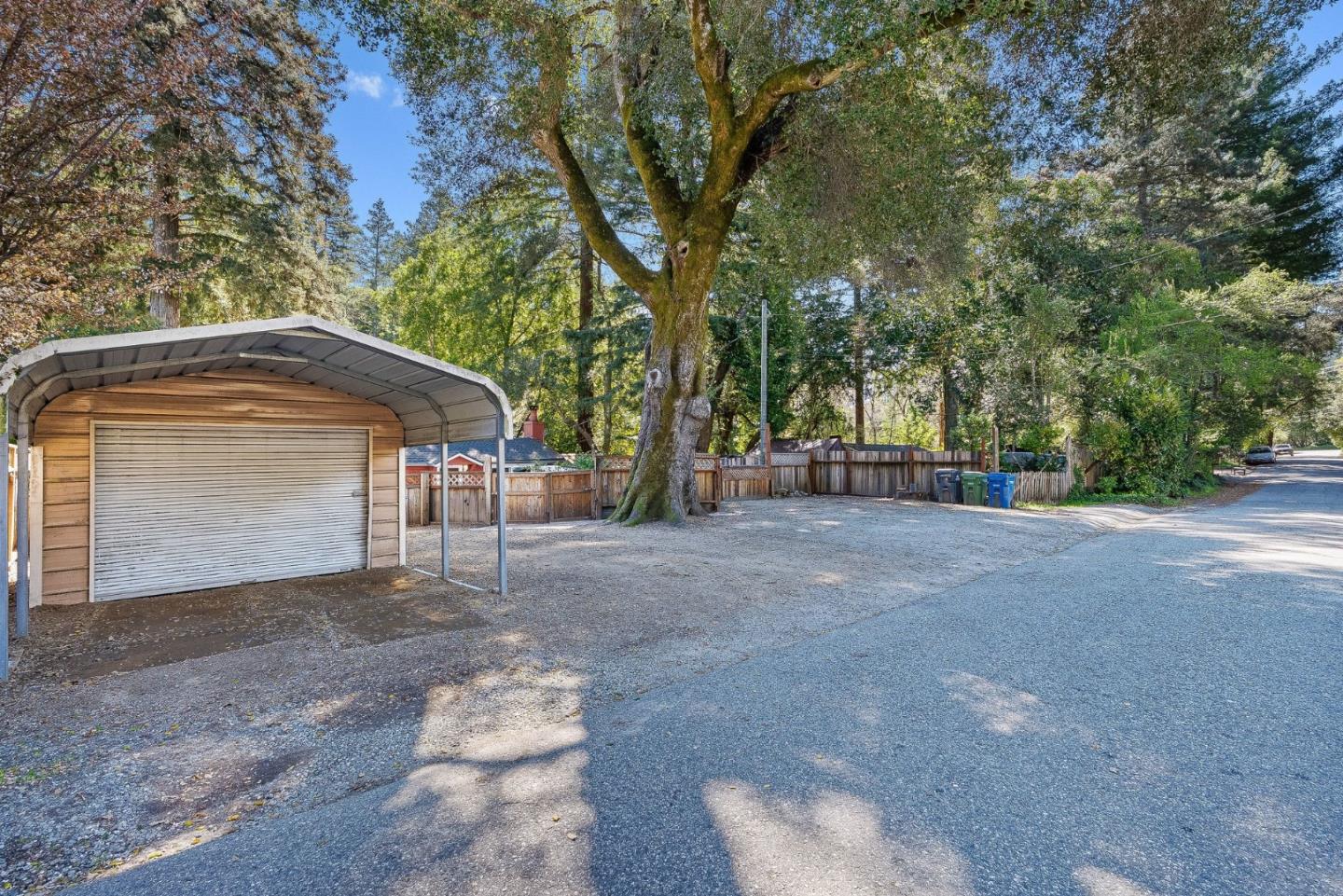 194 Lazy Woods Road Felton, CA 95018 - Photo 54 of 58 a view of a yard with large trees