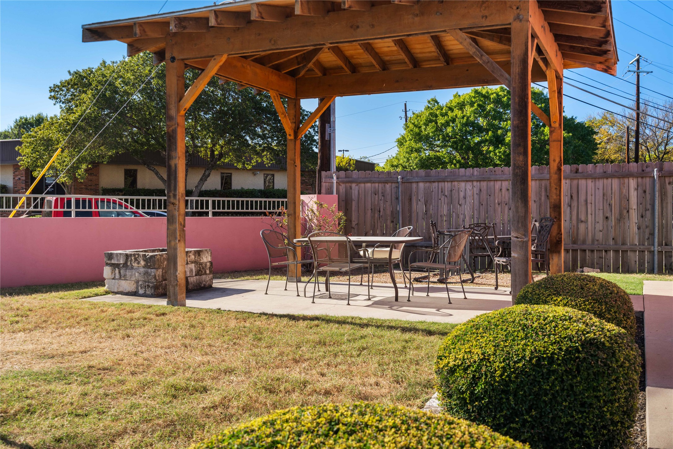 1422 Collier Street, Unit 214 Austin, TX 78704 - Photo 25 of 25 a view of an outdoor sitting area with furniture