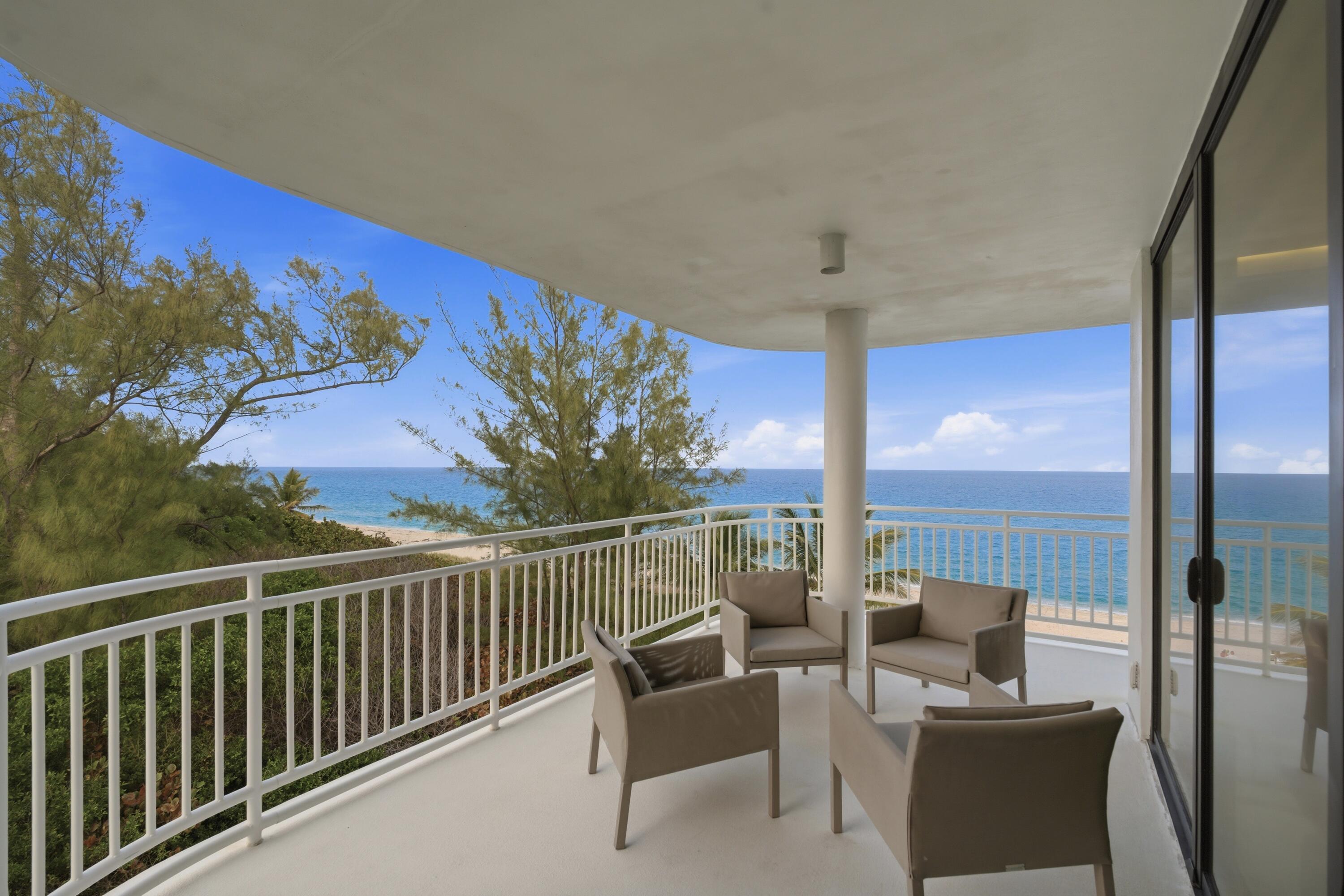 2150 North Ocean Boulevard, Unit 4N Boca Raton, FL 33431 - Photo 50 of 68 Balcony