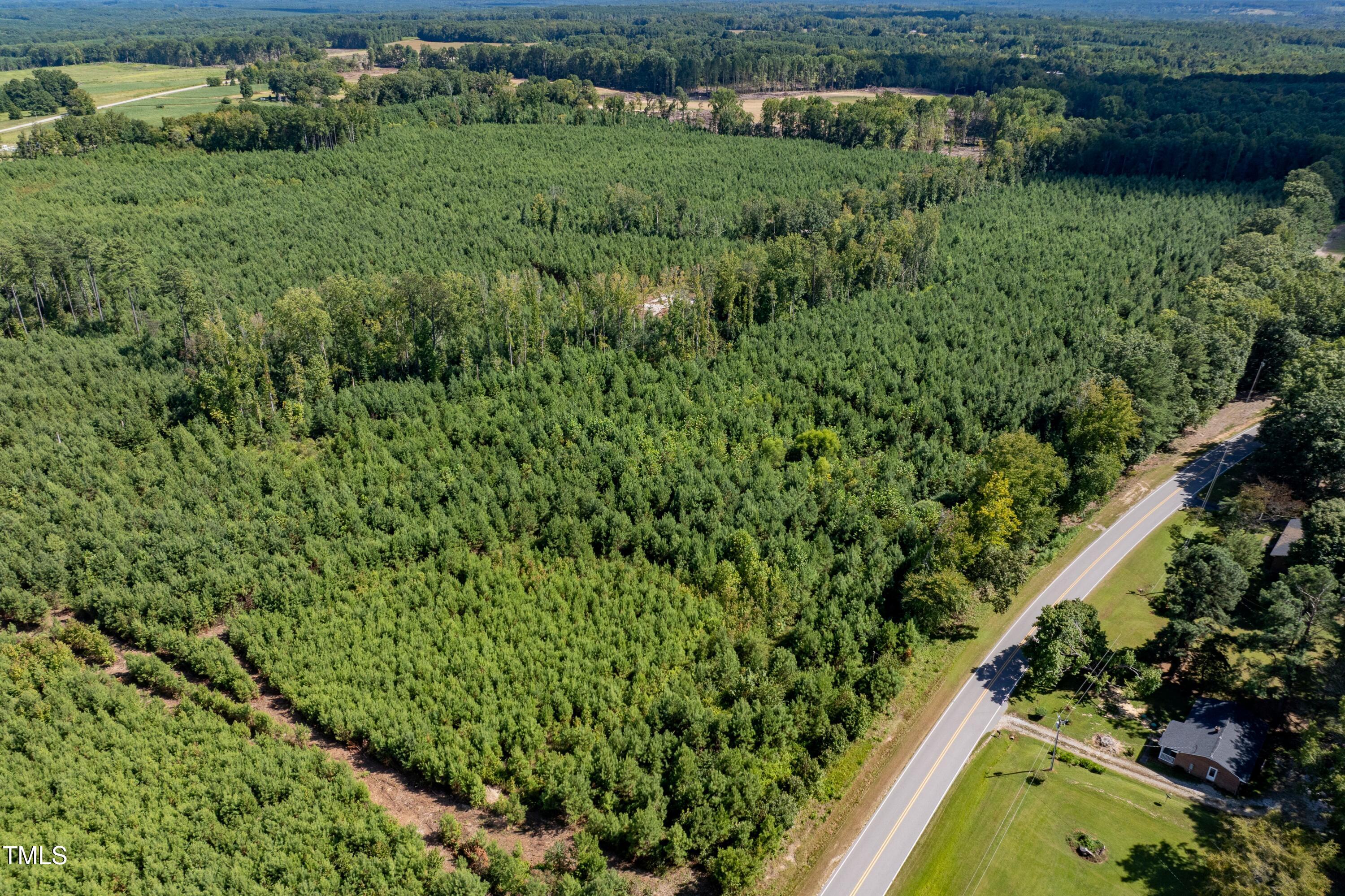 2 Julie McKnight Road Kittrell, NC 27544 - Photo 20 of 29 an aerial view of residential house with outdoor space and trees all around