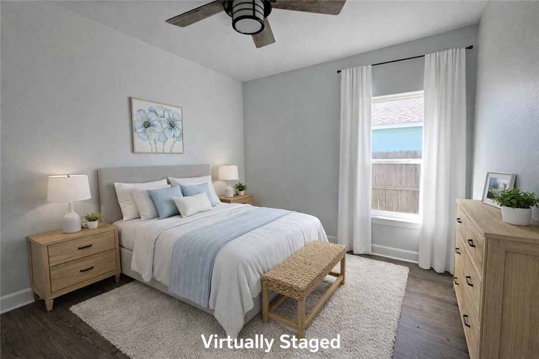 2366 Scott Circle Ingleside, TX 78362 - Photo 19 of 26 a bedroom with a bed and a cabinets