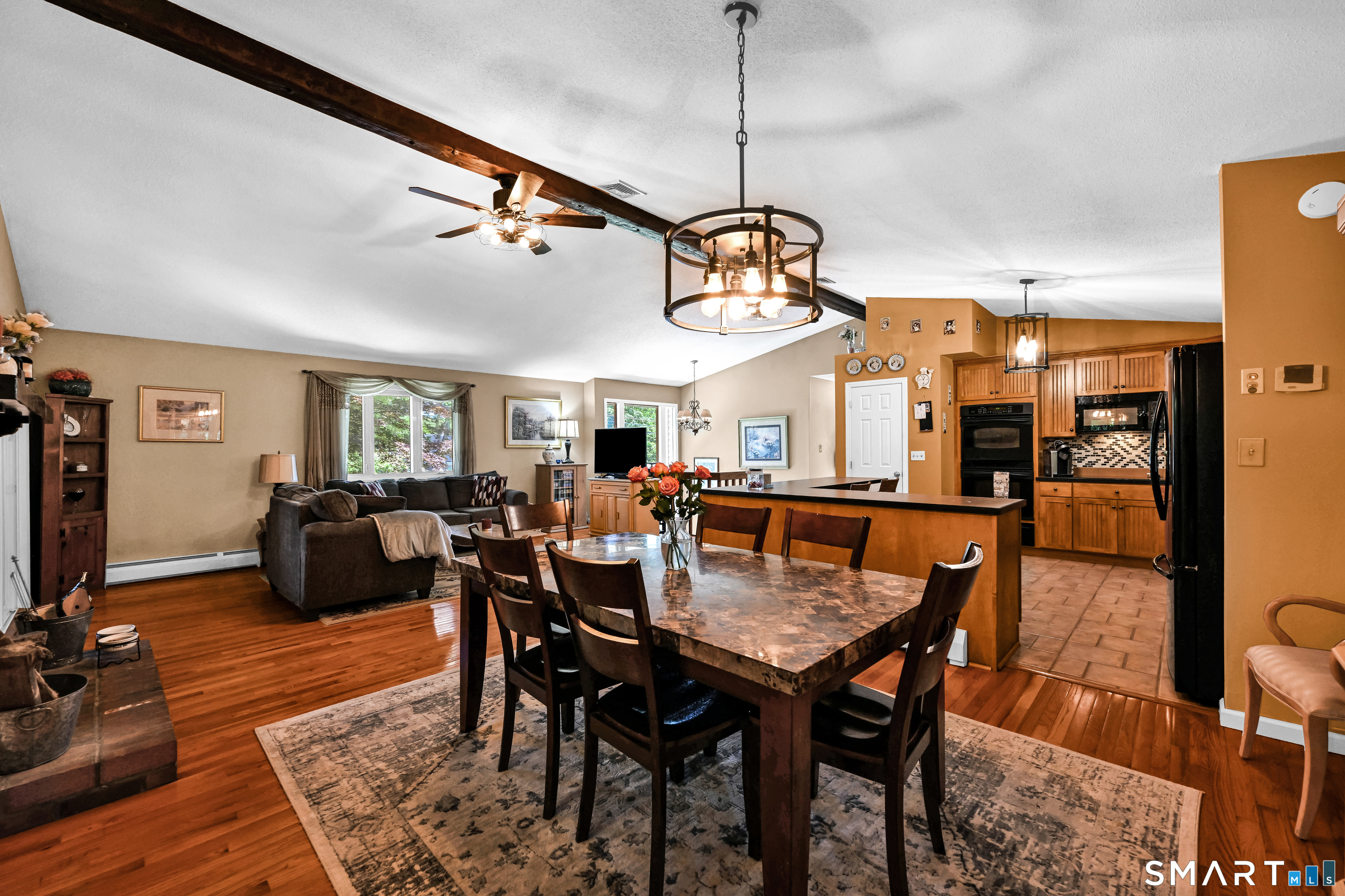 93 Court Street Cromwell, CT 06416 - Photo 6 of 38 Dining Room with slider to enclosed porch