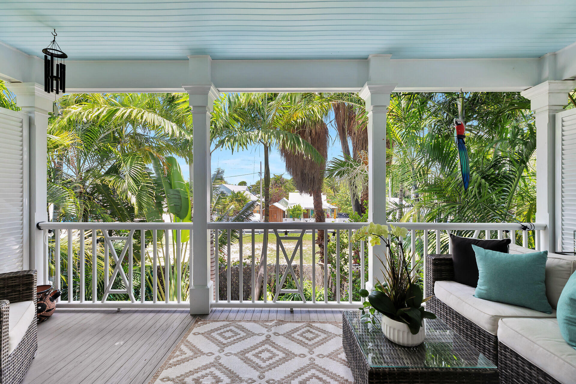 205 Virginia Street Key West, FL 33040 - Photo 23 of 41 a view of two chairs in balcony