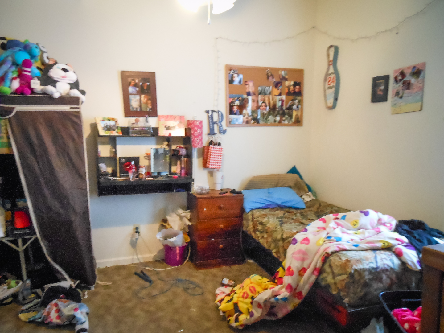 203 5th Avenue Rochelle, IL 61068 - Photo 21 of 25 a bedroom with bed and a closet