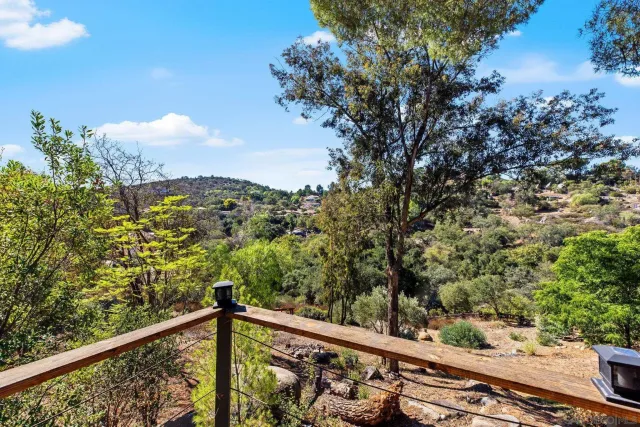 a view of a bathtub in a balcony