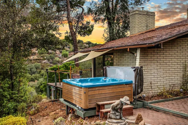 a view of outdoor space yard swimming pool and patio