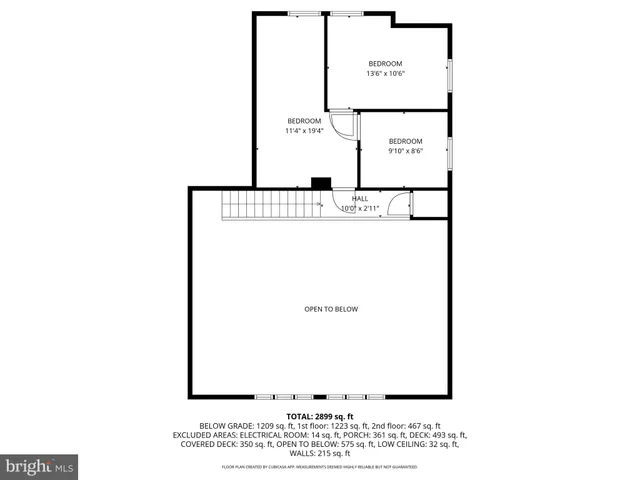 a view of a room with a yard