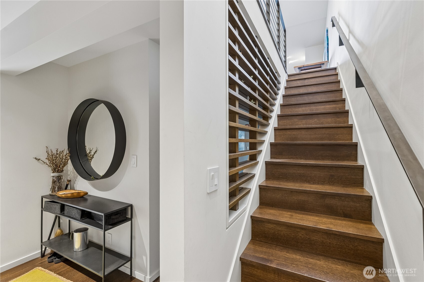 88 Virginia Street, Unit 2 Seattle, WA 98121 - Photo 3 of 20 a view of entryway with wooden floor