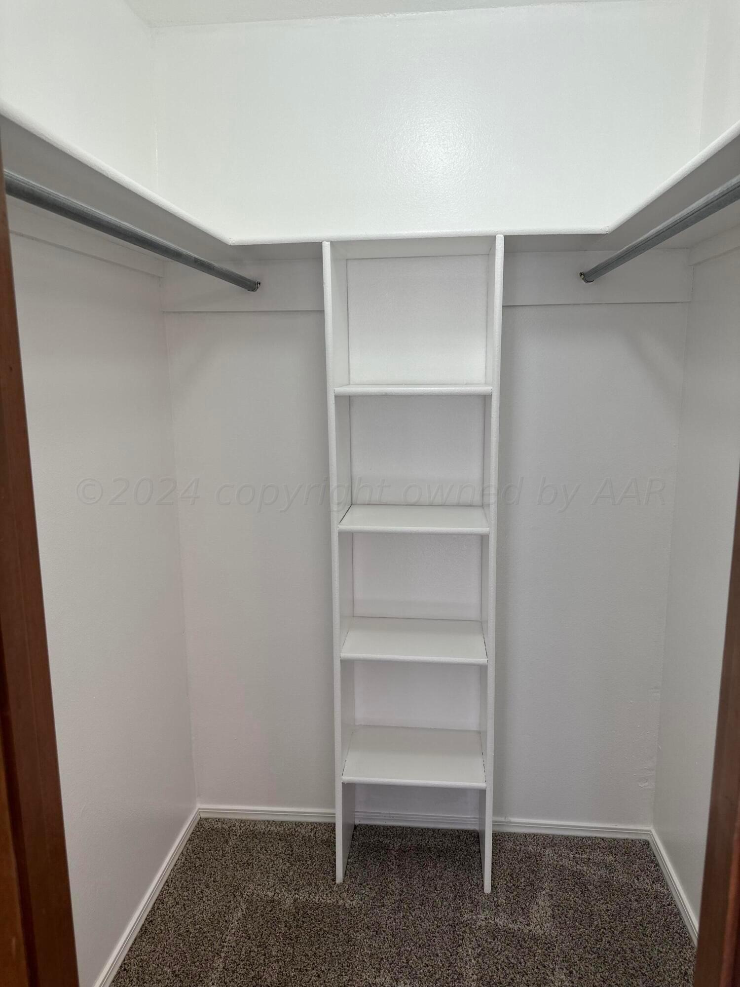 4225 Jamie Trail Amarillo, TX 79110 - Photo 10 of 15 a view of an empty walk in closet