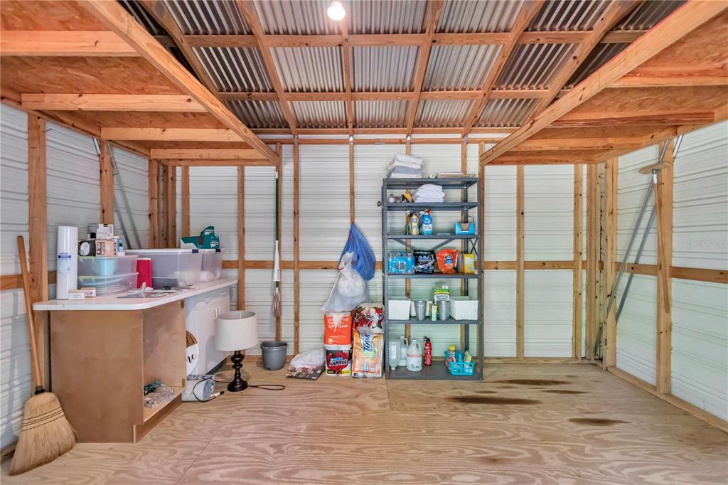 4180 West Anthony Road Ocala, FL 34475 - Photo 31 of 38 Shed interior