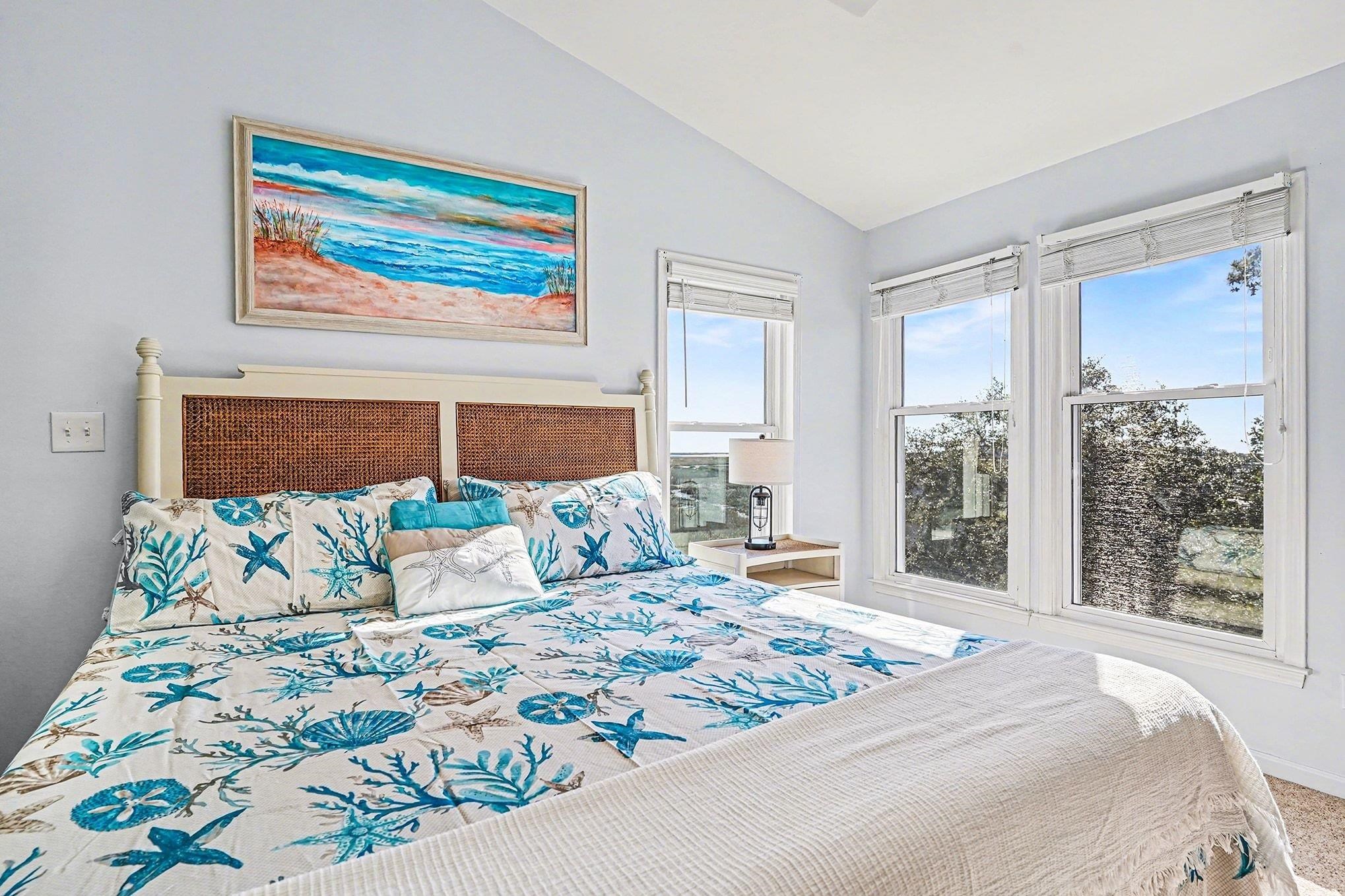 4999 Highway 17 Business, Unit 304D Murrells Inlet, SC 29576 - Photo 16 of 33 Bedroom featuring vaulted ceiling