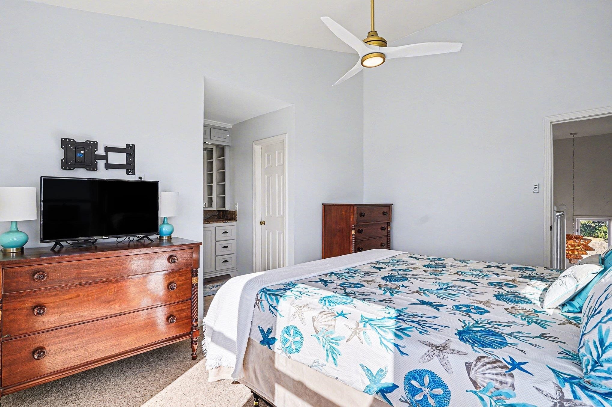 4999 Highway 17 Business, Unit 304D Murrells Inlet, SC 29576 - Photo 17 of 33 Bedroom with carpet flooring and a ceiling fan
