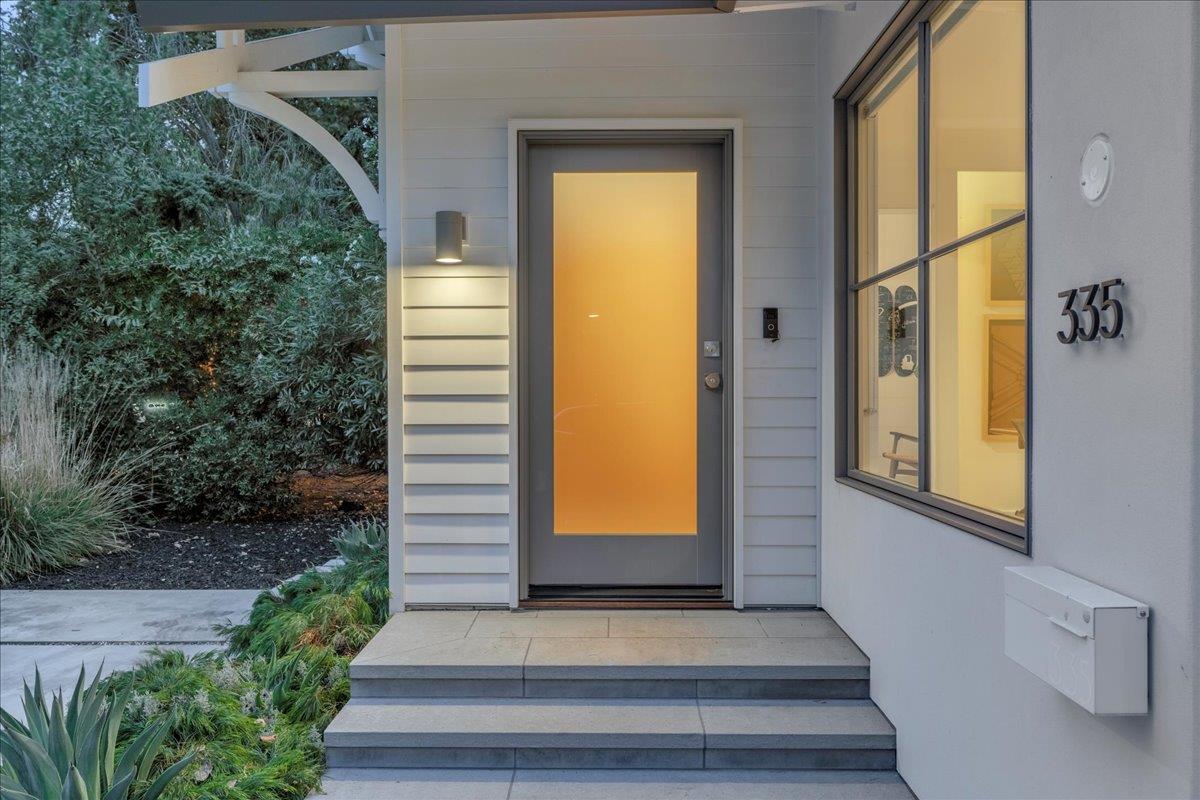 335 Middlefield Road Palo Alto, CA 94301 - Photo 6 of 38 a view of entryway front of house