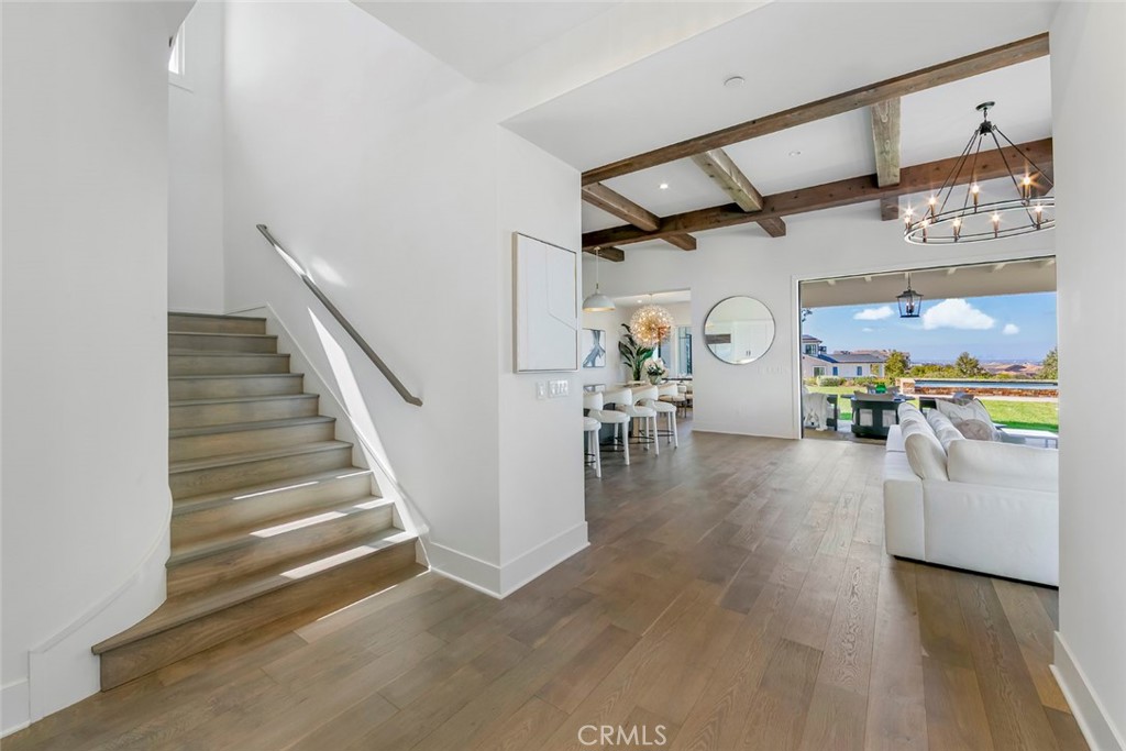 5 Rancho Elastico Road Rolling Hills Estates, CA 90274 - Photo 9 of 48 a view of an entryway with wooden floor