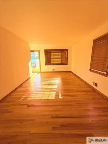 a view of a room with an empty space