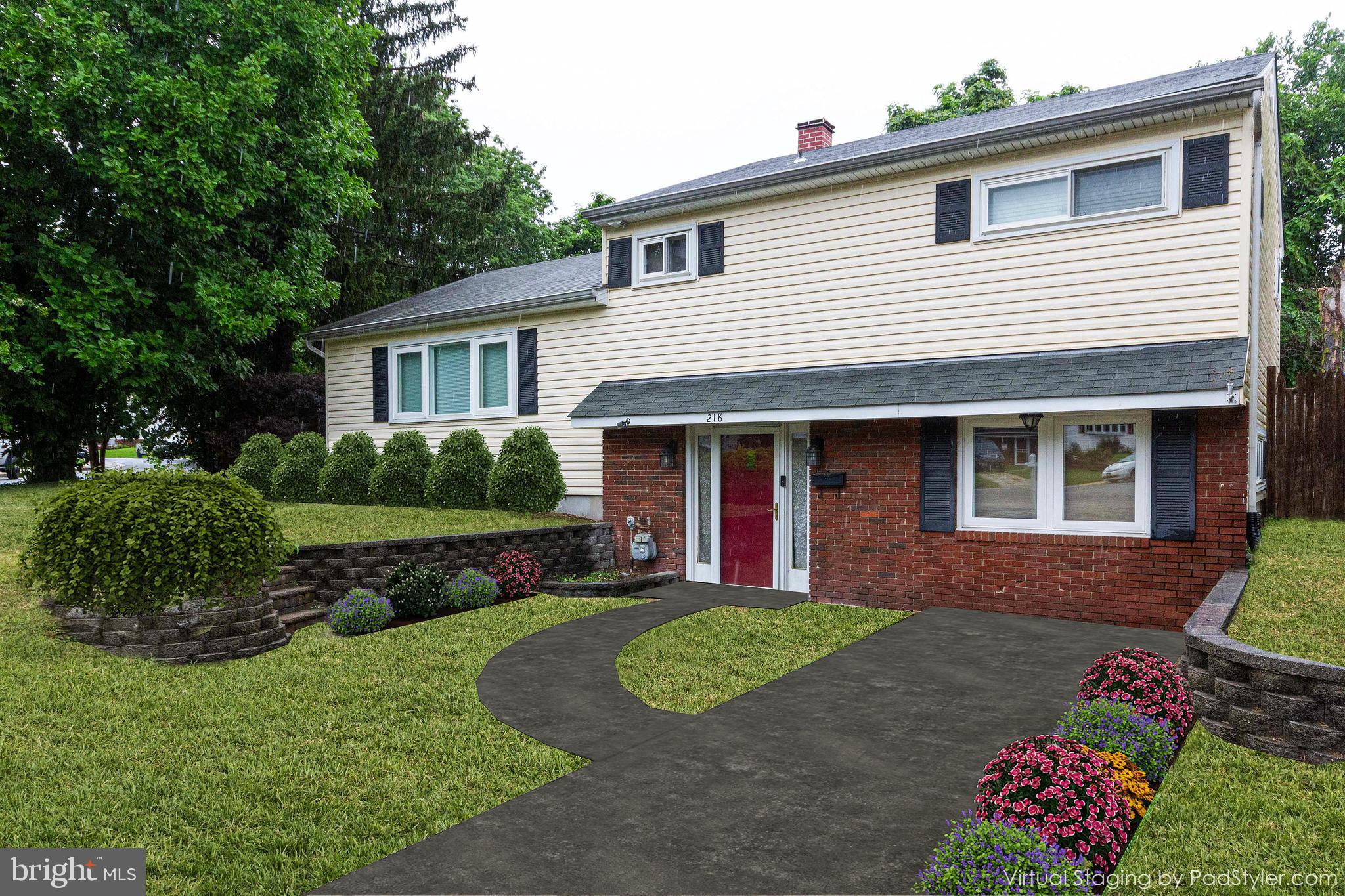 218 Ridgely Road Glen Burnie, MD 21061 - Photo 3 of 25 virtually staged front yard