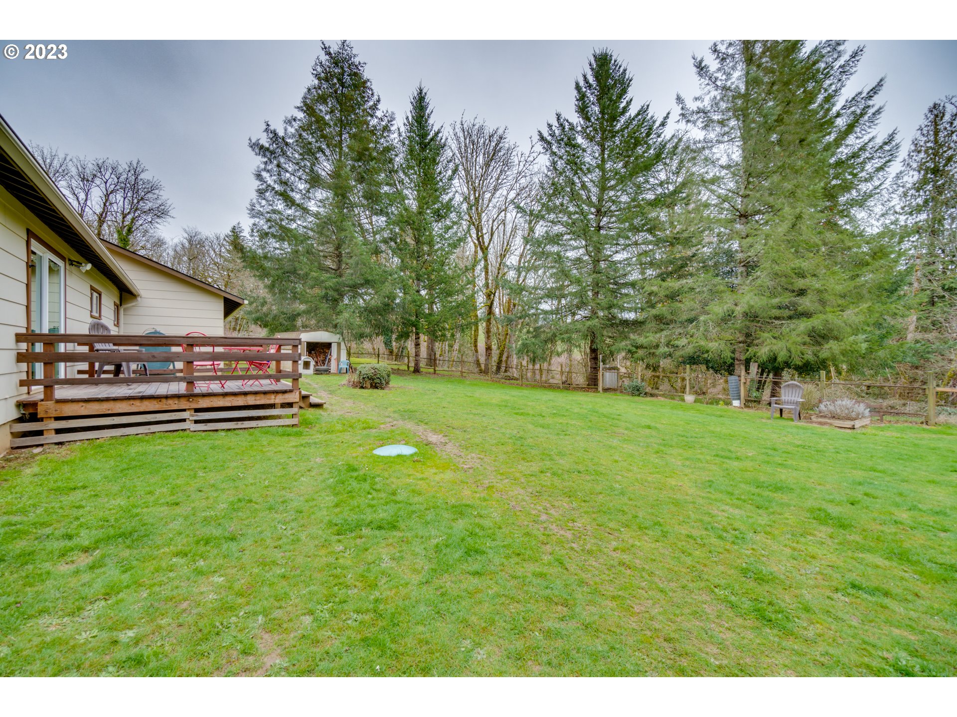1515 Southeast Northway Road Corbett, OR 97019 - Photo 29 of 32 a view of a house with a yard