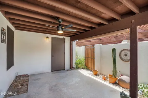 a view of an empty room