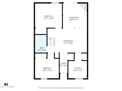 a area with glass door