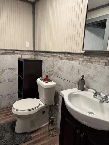 a bathroom with a sink and a toilet