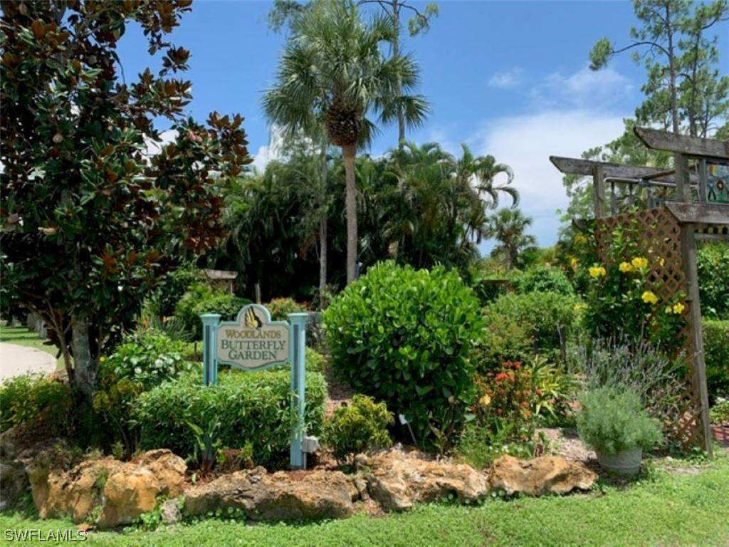 10844 Ani Circle Estero, FL 33928 - Photo 24 of 24 a view of a garden with plants