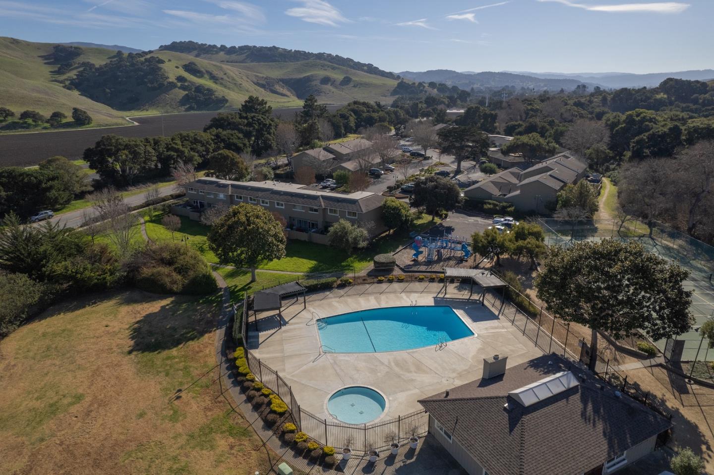 19308 Creekside Circle Salinas, CA 93908 - Photo 20 of 21 an aerial view of a house having swimming pool